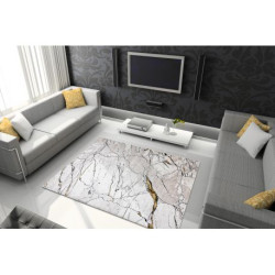 Dywan GLOSS nowoczesny 529A 53 Marmur, kamień, stylowy, glamour kość słoniowa / beż 80x150cm Dywan GLOSS nowoczesny 529A 53 Marmur, kamień, stylowy, glamour kość słoniowa / beż 80x150cm