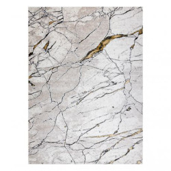 Dywan GLOSS nowoczesny 529A 53 Marmur, kamień, stylowy, glamour kość słoniowa / beż 140x190cm
