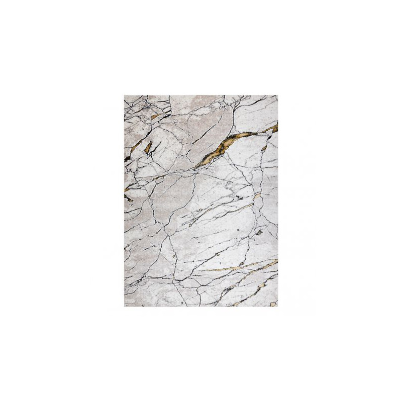 Dywan GLOSS nowoczesny 529A 53 Marmur, kamień, stylowy, glamour kość słoniowa / beż 140x190cm