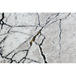 Dywan GLOSS nowoczesny 529A 53 Marmur, kamień, stylowy, glamour kość słoniowa / beż 140x190cm