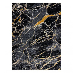 Dywan GLOSS nowoczesny  529A 82 Marmur, kamień, stylowy, glamour czarny / szary 280x370cm