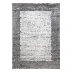 Dywan NOBLE nowoczesny 9730 65 Ramka vintage przecierany - Strukturalny, dwa poziomy runa krem / szary 140x190cm