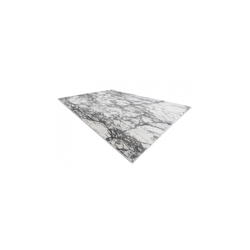 Dywan NOBLE nowoczesny 9962 65 Marmur, kamień - Strukturalny, dwa poziomy runa krem / szary 140x190cm