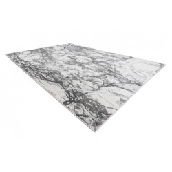 Dywan NOBLE nowoczesny 9962 65 Marmur, kamień - Strukturalny, dwa poziomy runa krem / szary 160x220cm