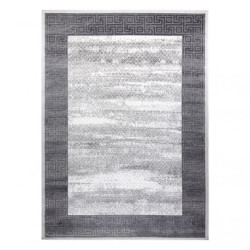 Dywan NOBLE nowoczesny  1512 64 Ramka, grecki vintage przecierany - Strukturalny, dwa poziomy runa krem / szary 120x170cm