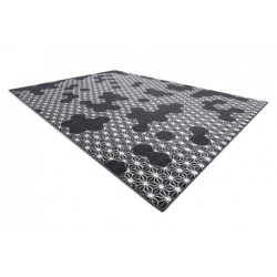 Dywan HEOS 78547 antracyt / krem HEKSAGON, PUZZLE 190x270cm