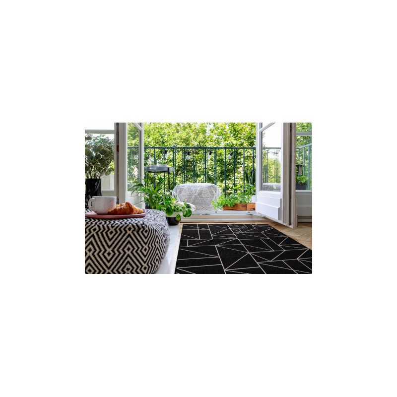 DYWAN SZNURKOWY SIZAL FLOORLUX 20605 black / silver TRÓJKĄTY, GEOMETRYCZNY 120x170cm DYWAN SZNURKOWY SIZAL FLOORLUX 20605 black / silver TRÓJKĄTY, GEOMETRYCZNY 120x170cm