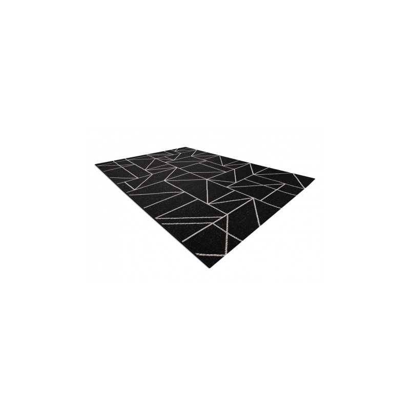 DYWAN SZNURKOWY SIZAL FLOORLUX 20605 black / silver TRÓJKĄTY, GEOMETRYCZNY 240x330cm DYWAN SZNURKOWY SIZAL FLOORLUX 20605 black / silver TRÓJKĄTY, GEOMETRYCZNY 240x330cm
