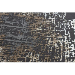 Dywan ZARA 0W3982 P50 520 - Strukturalny, dwa poziomy runa szary / beż 80x150cm