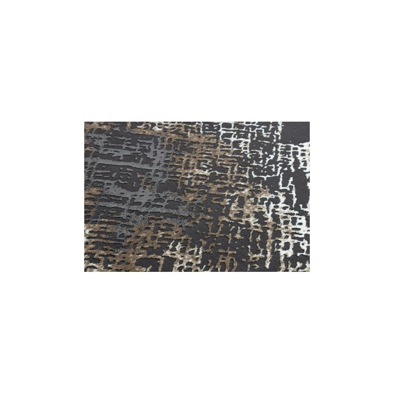 Dywan ZARA 0W3982 P50 520 - Strukturalny, dwa poziomy runa szary / beż 240x340cm