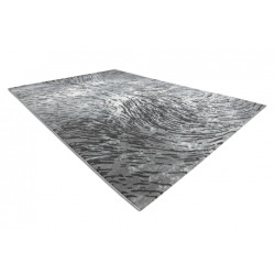Dywan ZARA 0W3983 P50 520 - Strukturalny, dwa poziomy runa szary / beż 80x150cm