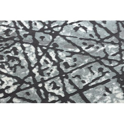 Dywan ZARA 0W7053 P50 140 - Strukturalny, dwa poziomy runa szary 240x340cm