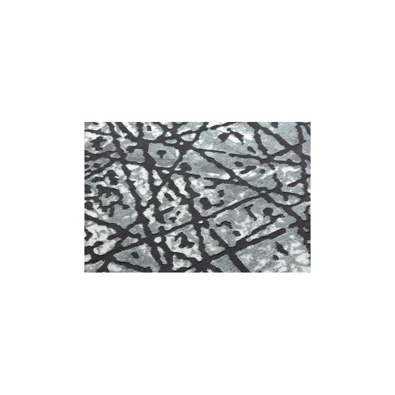 Dywan ZARA 0W7053 P50 140 - Strukturalny, dwa poziomy runa szary 300x400cm
