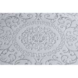 Dywan MEFE nowoczesny 8373 Ornament, ramka - Strukturalny, dwa poziomy runa szary 140x190cm Dywan MEFE nowoczesny 8373 Ornament, ramka - Strukturalny, dwa poziomy runa szary 140x190cm