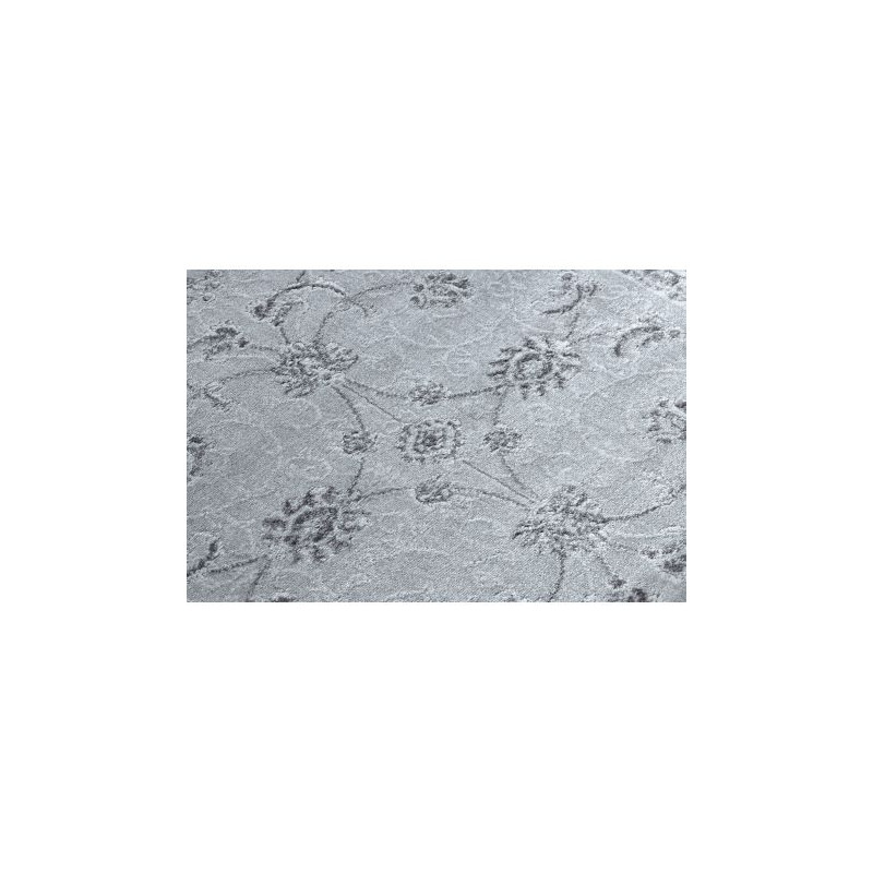 Dywan MEFE nowoczesny 2312 Ornament, ramka - Strukturalny, dwa poziomy runa szary 180x270cm