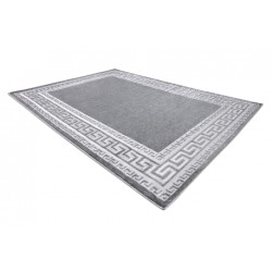 Dywan MEFE nowoczesny 2813 Ramka, grecki klucz - Strukturalny, dwa poziomy runa szary 180x270cm Dywan MEFE nowoczesny 2813 Ramka, grecki klucz - Strukturalny, dwa poziomy runa szary 180x270cm