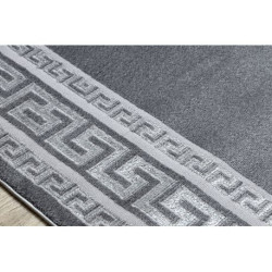 Dywan MEFE nowoczesny 2813 Ramka, grecki klucz - Strukturalny, dwa poziomy runa szary 180x270cm Dywan MEFE nowoczesny 2813 Ramka, grecki klucz - Strukturalny, dwa poziomy runa szary 180x270cm