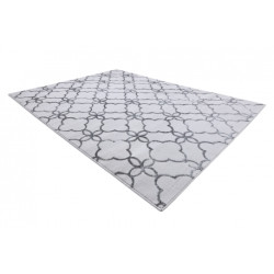 Dywan MEFE nowoczesny 8504 Koniczyna, kwiatki - Strukturalny, dwa poziomy runa ciemnoszary 120x170cm Dywan MEFE nowoczesny 8504 Koniczyna, kwiatki - Strukturalny, dwa poziomy runa ciemnoszary 120x170cm