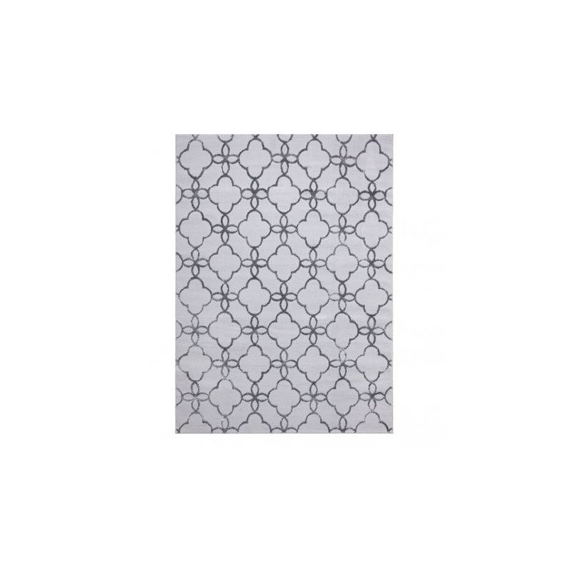 Dywan MEFE nowoczesny 8504 Koniczyna, kwiatki - Strukturalny, dwa poziomy runa ciemnoszary 280x370cm Dywan MEFE nowoczesny 8504 Koniczyna, kwiatki - Strukturalny, dwa poziomy runa ciemnoszary 280x370cm