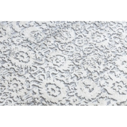 Dywan REBEC nowoczesny frędzle 51172A - dwa poziomy runa krem / granat 280x370cm Dywan REBEC nowoczesny frędzle 51172A - dwa poziomy runa krem / granat 280x370cm