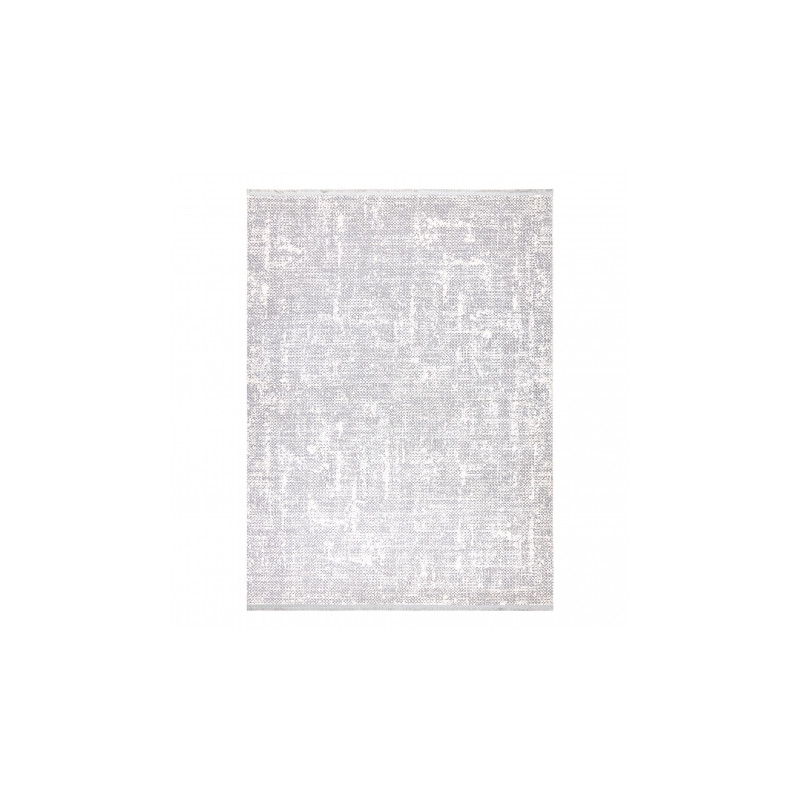 Dywan REBEC nowoczesny frędzle 51195A - dwa poziomy runa krem 80x150cm