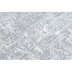 Dywan REBEC nowoczesny frędzle 51195A - dwa poziomy runa krem 80x150cm