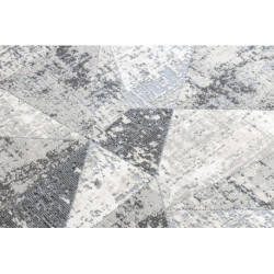 Dywan REBEC nowoczesny frędzle 51192A - dwa poziomy runa krem / szary 80x150cm Dywan REBEC nowoczesny frędzle 51192A - dwa poziomy runa krem / szary 80x150cm