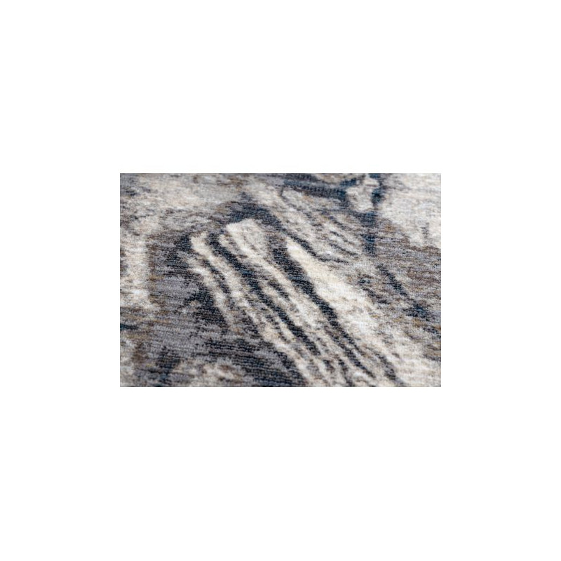 Dywan TINE 75417B Skała, kamień - nowoczesny, nieregularny kształt krem / szary 160x160cm