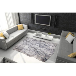 Dywan TINE 75417A Skała, kamień - nowoczesny, nieregularny kształt krem / szary 160x220cm