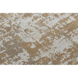 Dywan CASA Ekologiczny, EKO SIZAL Boho przecierany, vintage 2809 krem / żółty, z bawełny recyklingowanej 75x150cm