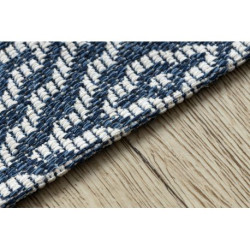Dywan CASA Ekologiczny, EKO SIZAL Boho Romby 22084 granat / krem, z bawełny recyklingowanej 172x270cm Dywan CASA Ekologiczny, EKO SIZAL Boho Romby 22084 granat / krem, z bawełny recyklingowanej 172x270cm