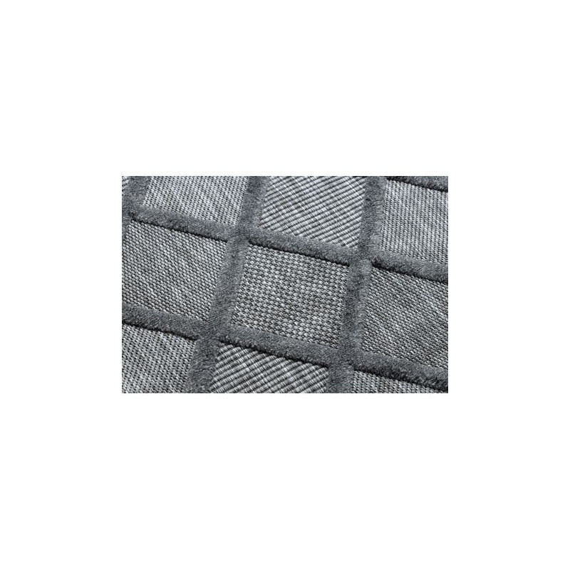 Dywan SANTO SZNURKOWY SIZAL 58365 kratka, trellis antracyt 180x270cm Dywan SANTO SZNURKOWY SIZAL 58365 kratka, trellis antracyt 180x270cm
