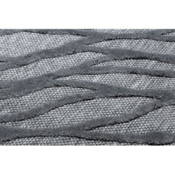 Dywan SANTO SZNURKOWY SIZAL 58387 liście antracyt 200x290cm