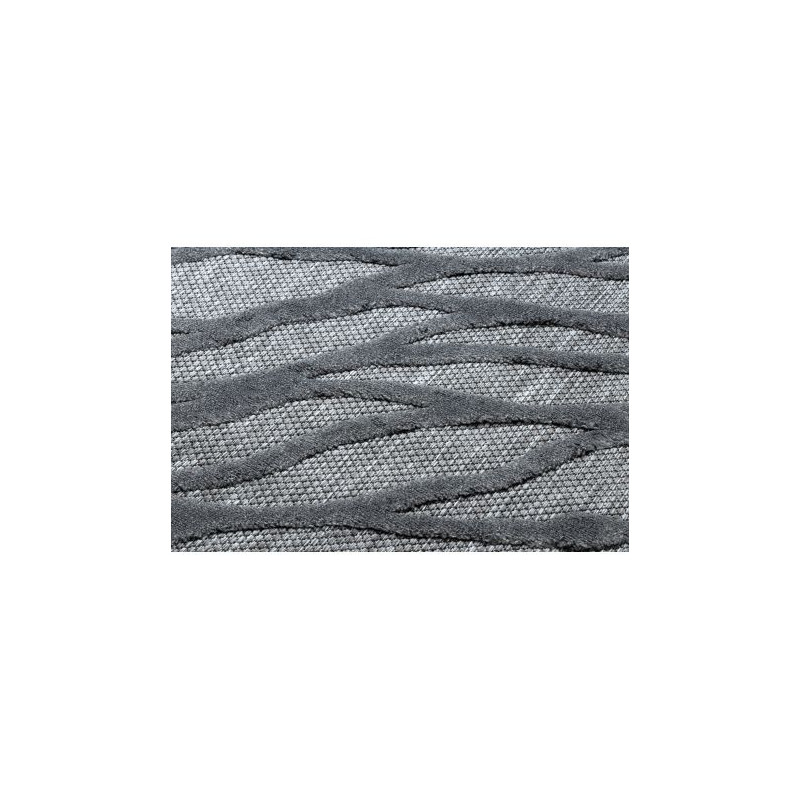 Dywan SANTO SZNURKOWY SIZAL 58387 liście antracyt 200x290cm