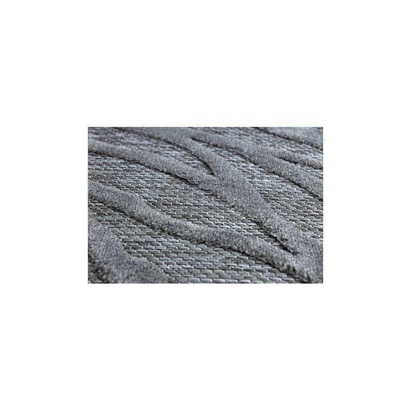 Dywan SANTO SZNURKOWY SIZAL 58387 liście antracyt 200x290cm