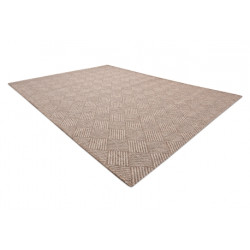 Dywan HOUSE SZNURKOWY SIZAL 40350 Romby, płaskie tkanie, efekt wełny beż 80x150cm