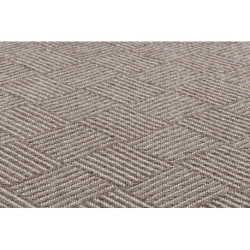 Dywan HOUSE SZNURKOWY SIZAL 40350 Romby, płaskie tkanie, efekt wełny beż 80x150cm