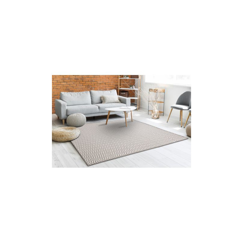 Dywan SISALO SZNURKOWY SIZAL Zygzak 2901 krem / taupe 120x170cm Dywan SISALO SZNURKOWY SIZAL Zygzak 2901 krem / taupe 120x170cm
