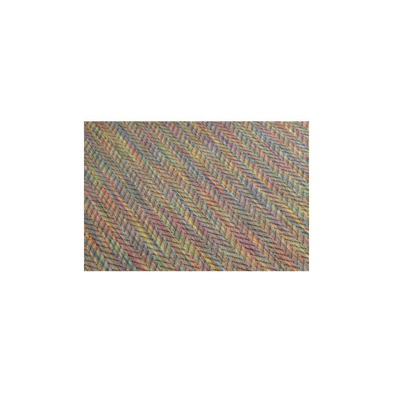 Dywan FISY nowoczesny, SZNURKOWY SIZAL 20776 Zygzak, melanż, tęcza, tęczowy 140x190cm