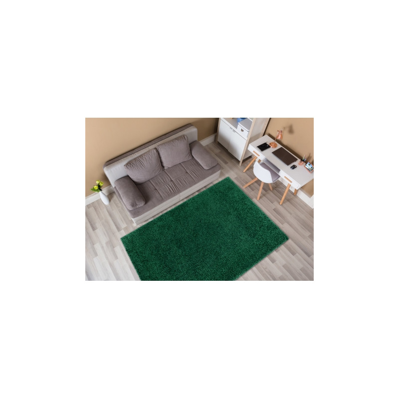 Dywan SOFFI shaggy 5cm butelkowa zieleń 80x200cm Dywan SOFFI shaggy 5cm butelkowa zieleń 80x200cm