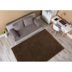 Dywan SOFFI shaggy 5cm brązowy 60x250cm Dywan SOFFI shaggy 5cm brązowy 60x250cm