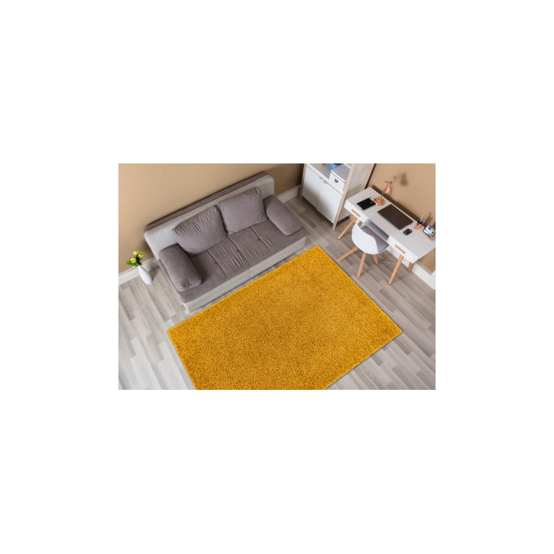 Dywan SOFFI shaggy 5cm złoty 60x200cm Dywan SOFFI shaggy 5cm złoty 60x200cm