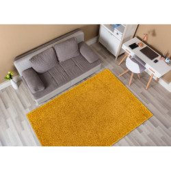 Dywan SOFFI shaggy 5cm złoty 80x150cm