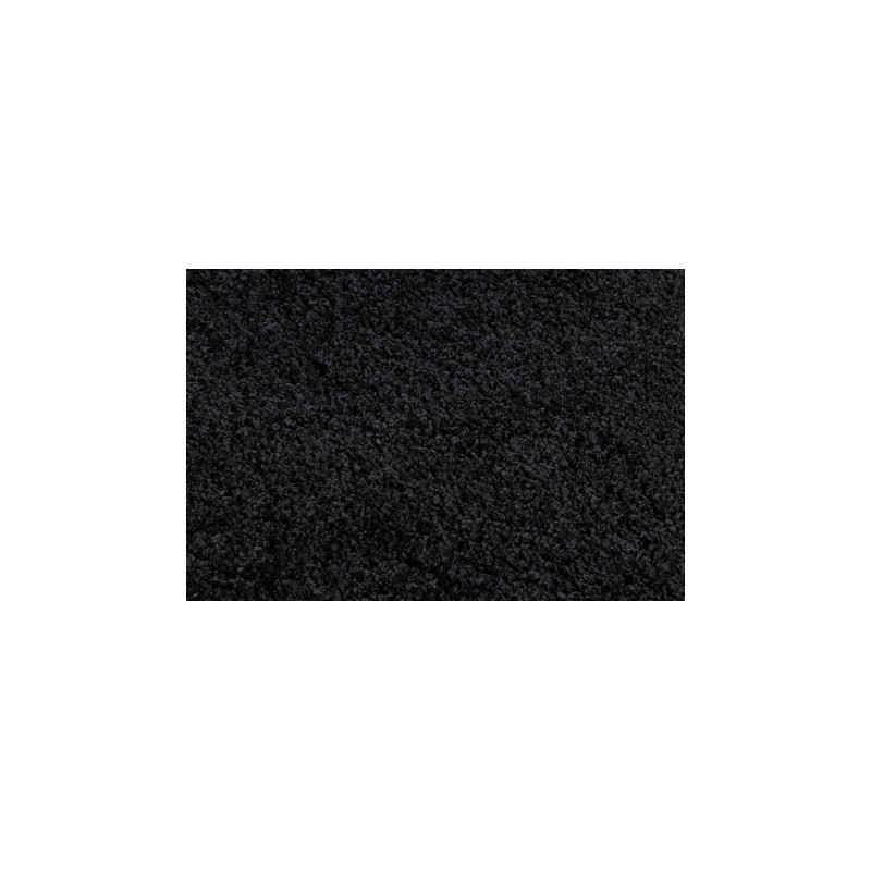 Dywan, Chodnik SOFFI shaggy 5cm czarny - do kuchni, przedpokoju, na korytarz 60x100cm
