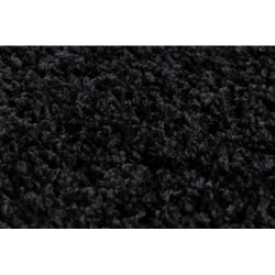 Dywan, Chodnik SOFFI shaggy 5cm czarny - do kuchni, przedpokoju, na korytarz 70x300cm Dywan, Chodnik SOFFI shaggy 5cm czarny - do kuchni, przedpokoju, na korytarz 70x300cm
