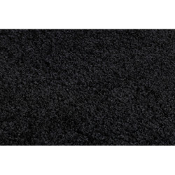 Dywan, Chodnik SOFFI shaggy 5cm czarny - do kuchni, przedpokoju, na korytarz 80x300cm