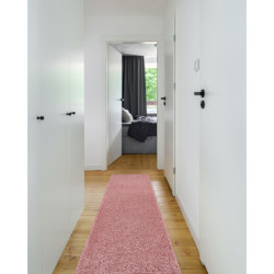 Dywan, Chodnik SOFFI shaggy 5cm różowy - do kuchni, przedpokoju, na korytarz 80x200cm