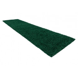 Dywan, Chodnik SOFFI shaggy 5cm butelkowa zieleń - do kuchni, przedpokoju, na korytarz 80x150cm