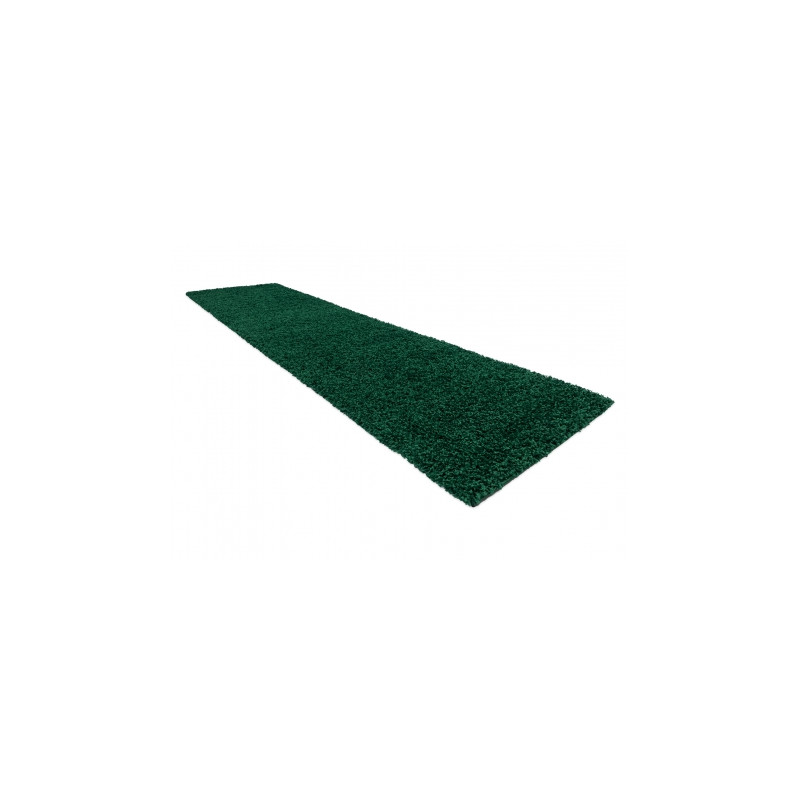 Dywan, Chodnik SOFFI shaggy 5cm butelkowa zieleń - do kuchni, przedpokoju, na korytarz 80x200cm
