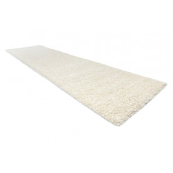 Dywan, Chodnik SOFFI shaggy 5cm krem - do kuchni, przedpokoju, na korytarz 70x200cm